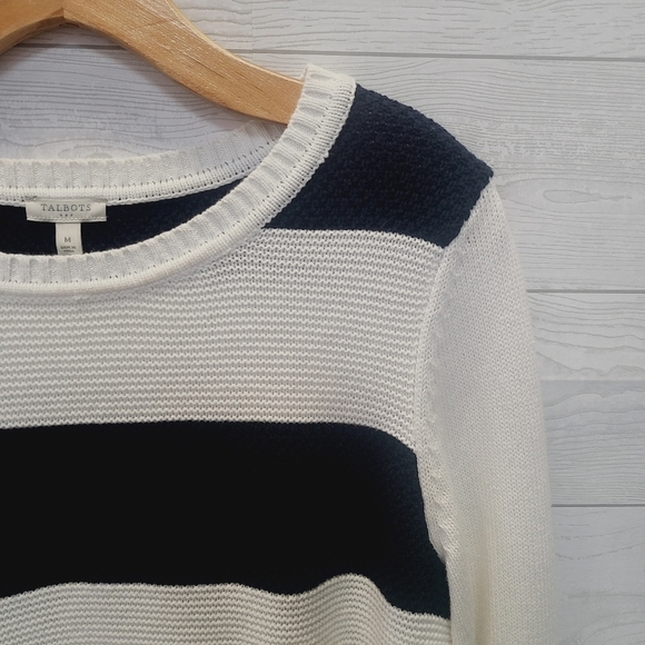 Talbots Knit Cotton Sweater - Picture 2 of 7